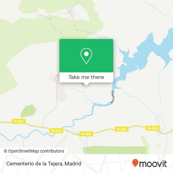 mapa Cementerio de la Tejera