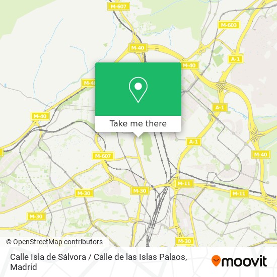 Calle Isla de Sálvora / Calle de las Islas Palaos map