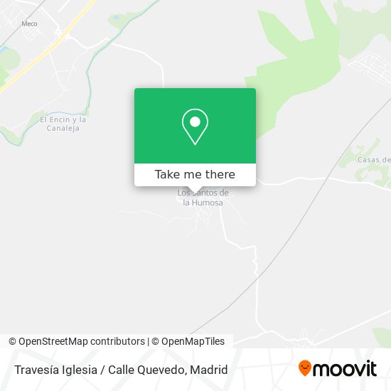 Travesía Iglesia / Calle Quevedo map