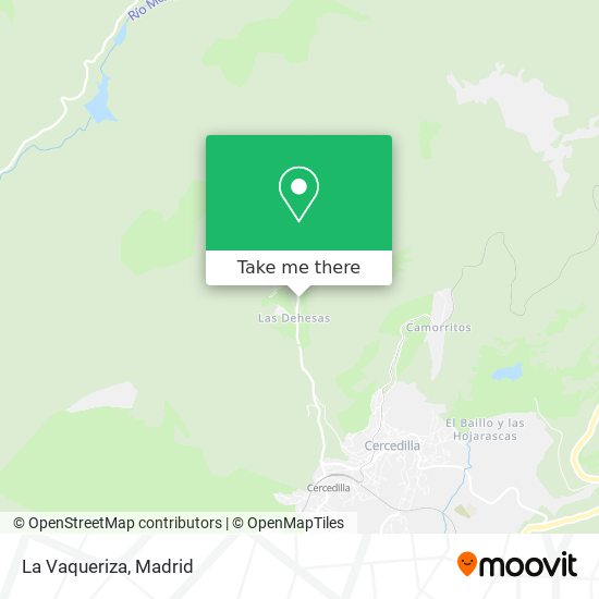 La Vaqueriza map