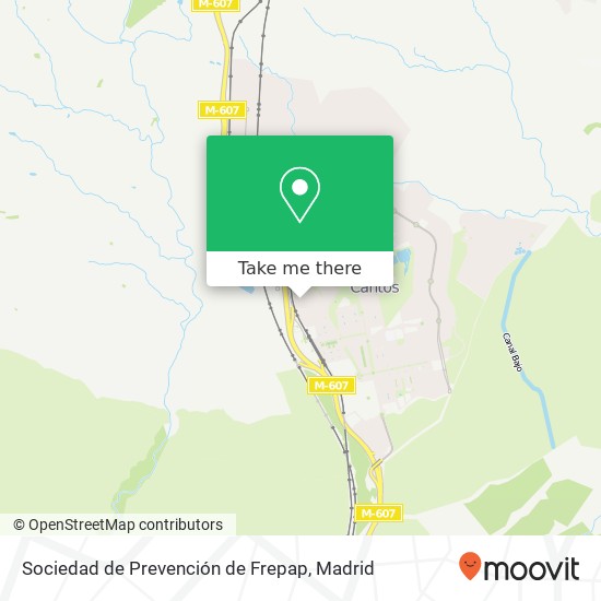 mapa Sociedad de Prevención de Frepap