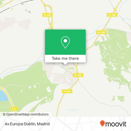 Av.Europa-Dublín map