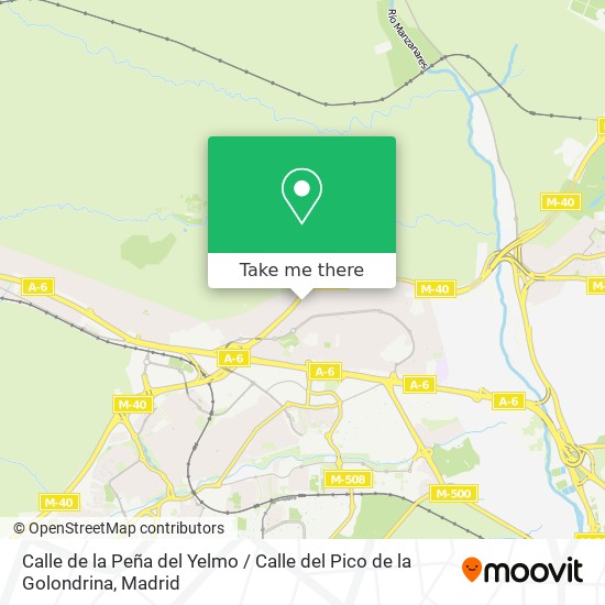 Calle de la Peña del Yelmo / Calle del Pico de la Golondrina map