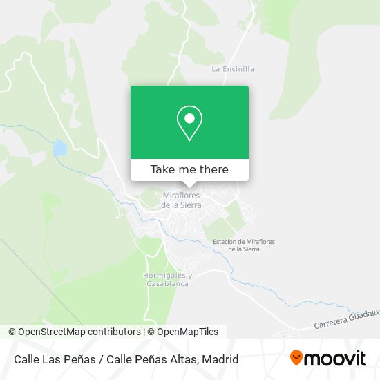 Calle Las Peñas / Calle Peñas Altas map