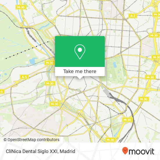 ClíNica Dental Siglo XXI map