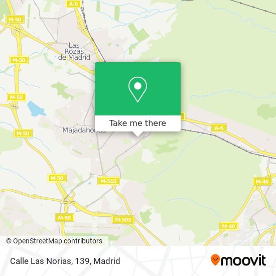 Calle Las Norias, 139 map