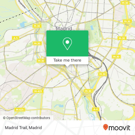 Madrid Trail map