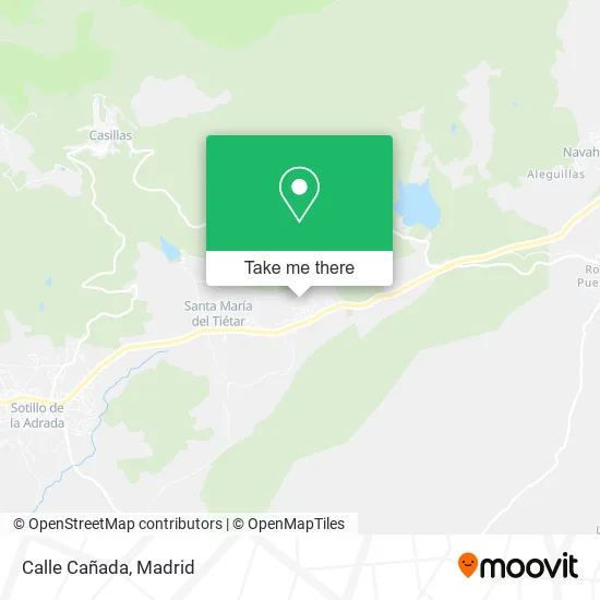 Calle Cañada map