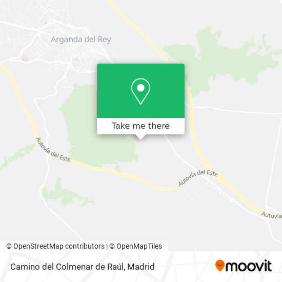 Camino del Colmenar de Raúl map