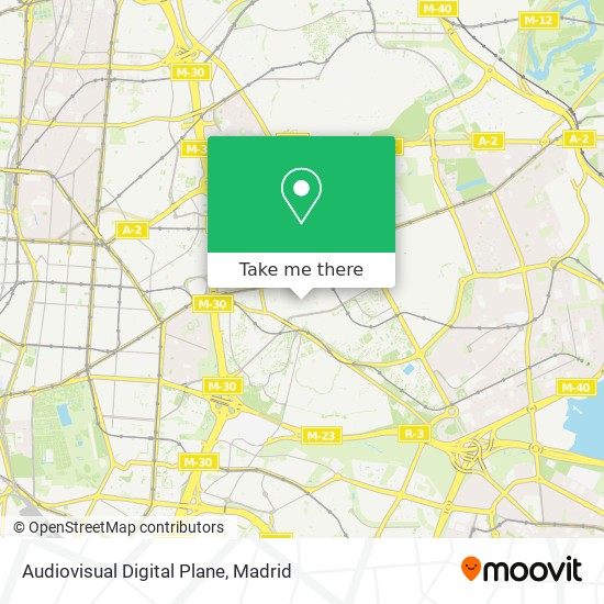 Audiovisual Digital Plane map