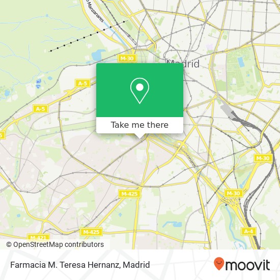 Farmacia M. Teresa Hernanz map