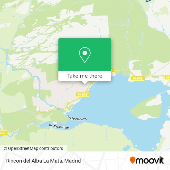 mapa Rincon del Alba La Mata