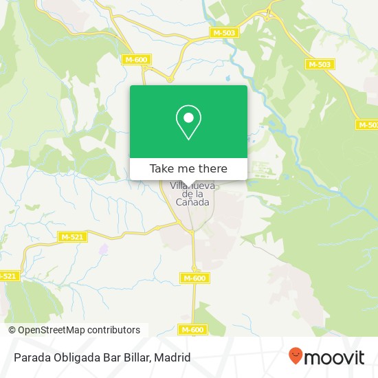 Parada Obligada Bar Billar map