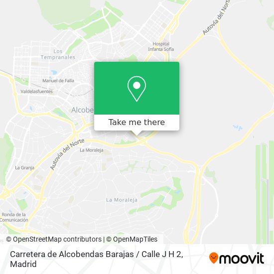 Carretera de Alcobendas Barajas / Calle J H 2 map