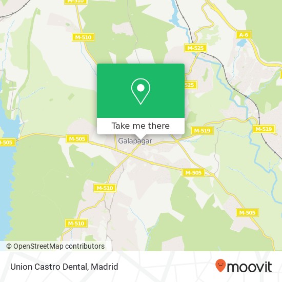 Union Castro Dental map