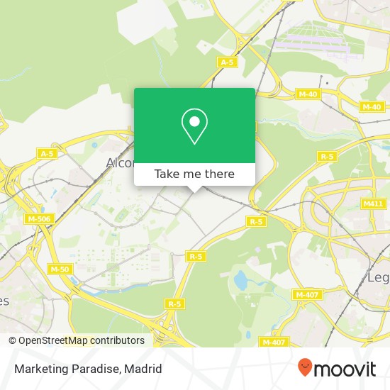 Marketing Paradise map