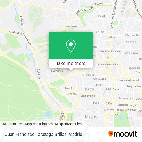 Juan Francisco Tarazaga Brillas map