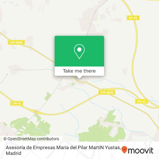 Asesoría de Empresas María del Pilar MartíN Yustas map