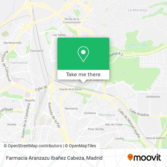 Farmacia Aranzazu Ibañez Cabeza map