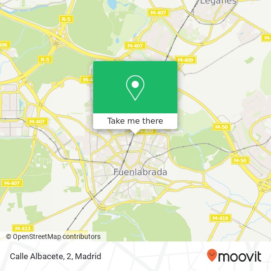 Calle Albacete, 2 map