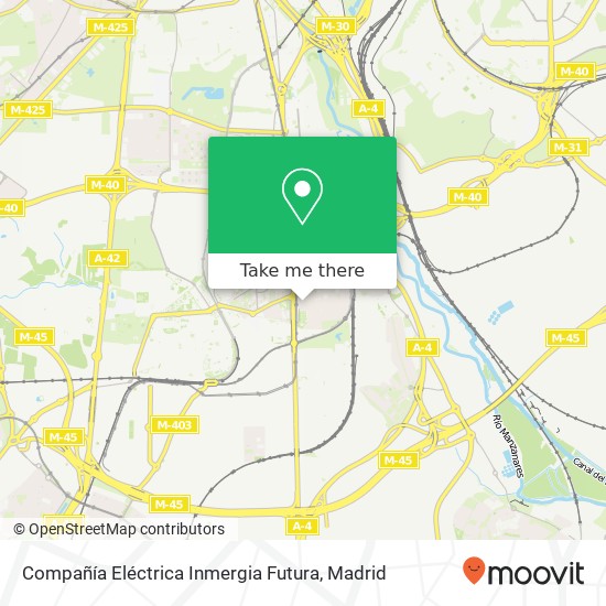 mapa Compañía Eléctrica Inmergia Futura