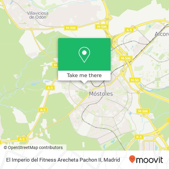 mapa El Imperio del Fitness Arecheta Pachon II