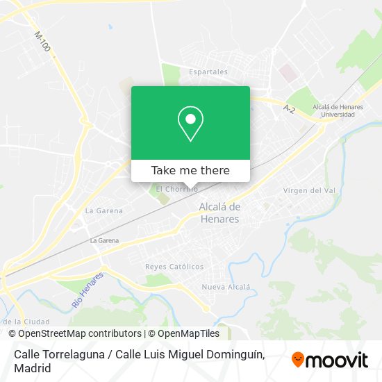 Calle Torrelaguna / Calle Luis Miguel Dominguín map