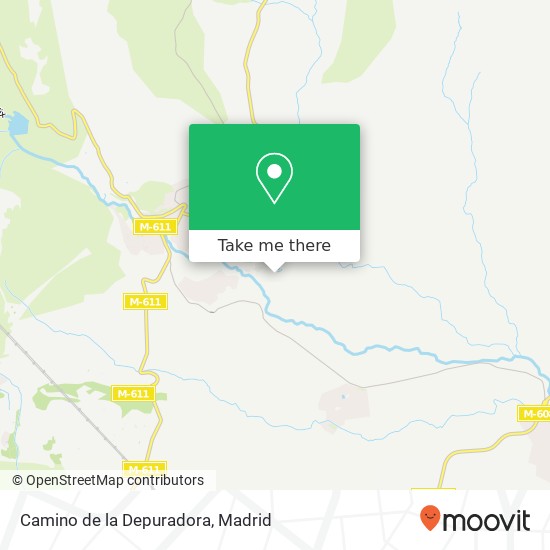 mapa Camino de la Depuradora