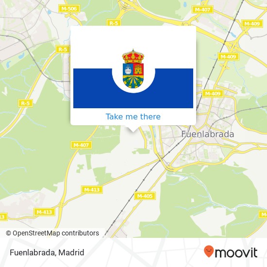 mapa Fuenlabrada