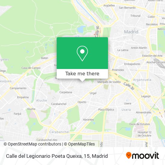 Calle del Legionario Poeta Queixa, 15 map