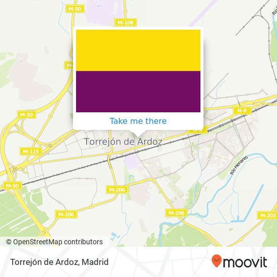 Torrejón de Ardoz map