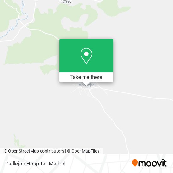 mapa Callejón Hospital