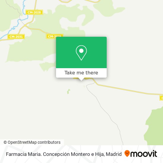 Farmacia Maria. Concepción Montero e Hija map