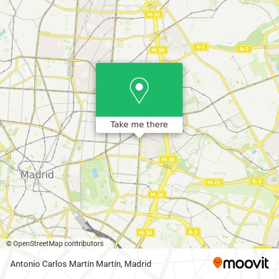 Antonio Carlos Martín Martín map