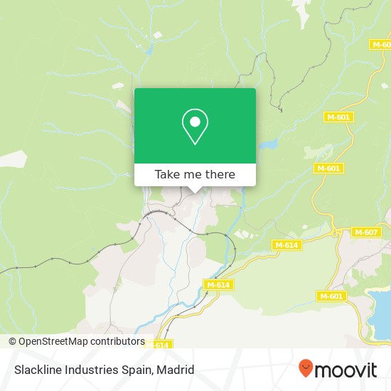 Slackline Industries Spain map