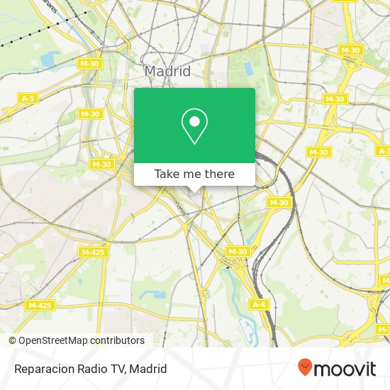 Reparacion Radio TV map