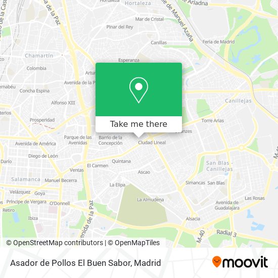 Asador de Pollos El Buen Sabor map