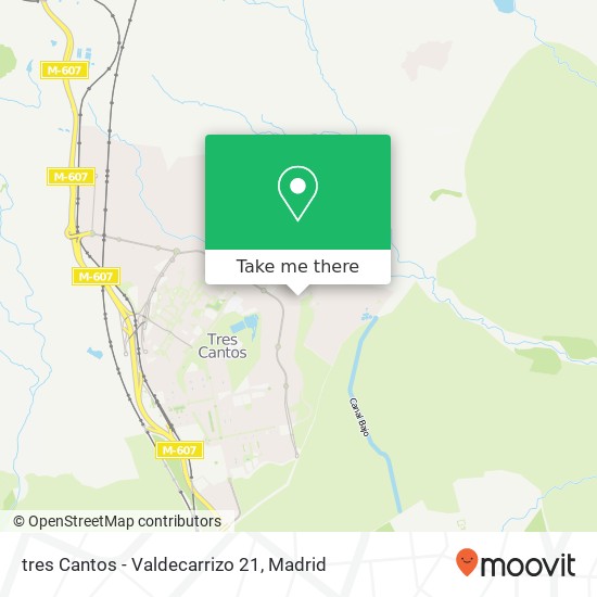 tres Cantos - Valdecarrizo 21 map