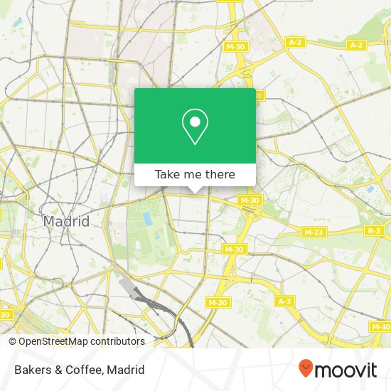Bakers & Coffee map