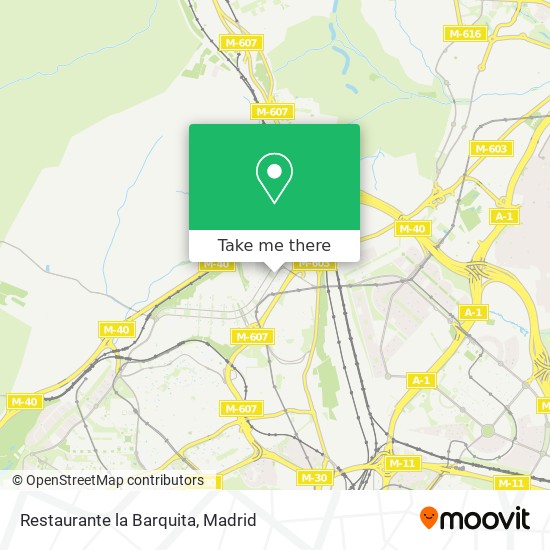 Restaurante la Barquita map