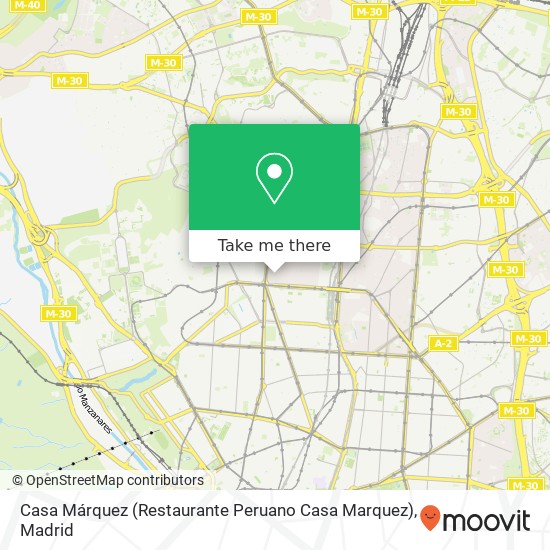 Casa Márquez (Restaurante Peruano Casa Marquez) map