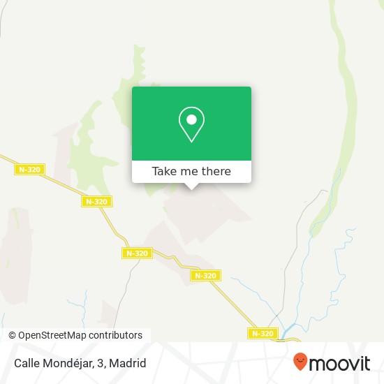 mapa Calle Mondéjar, 3