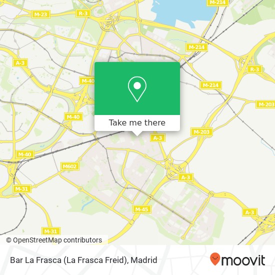 Bar La Frasca (La Frasca Freid) map