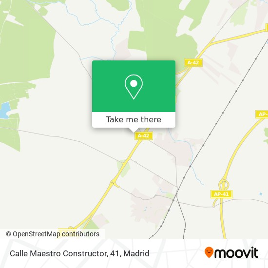 Calle Maestro Constructor, 41 map