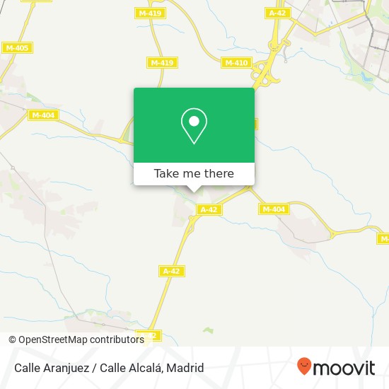 Calle Aranjuez / Calle Alcalá map