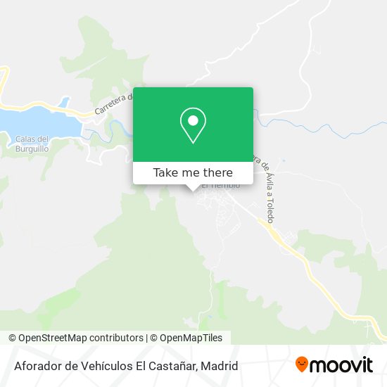 Aforador de Vehículos El Castañar map
