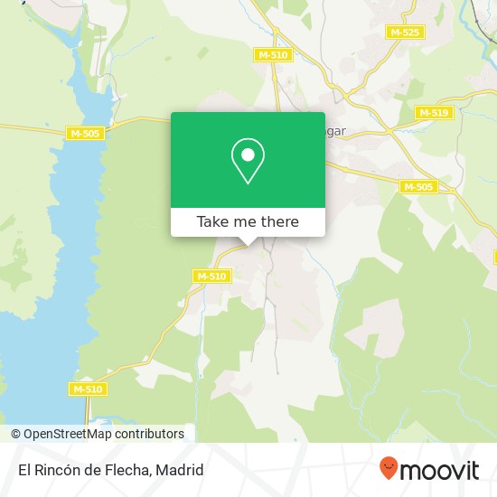 El Rincón de Flecha map