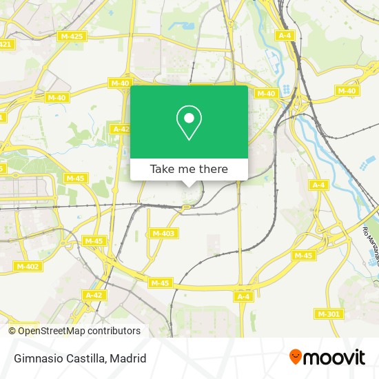 mapa Gimnasio Castilla