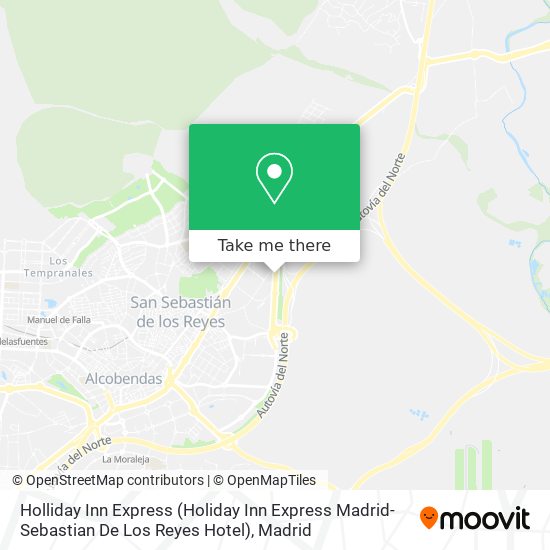 mapa Holliday Inn Express (Holiday Inn Express Madrid-Sebastian De Los Reyes Hotel)