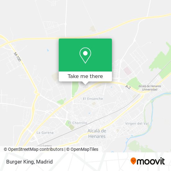 Burger King map